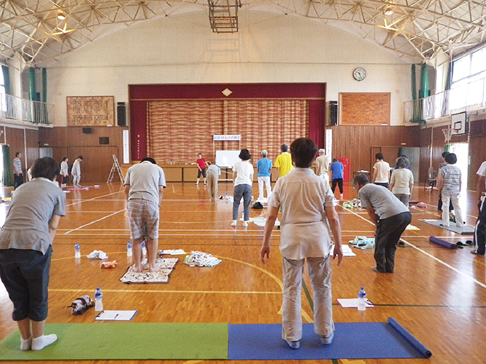 【姿勢工房ストレッチングオフィス】中島学区まちづくり協議会での姿勢改善ＳＫストレッチ
