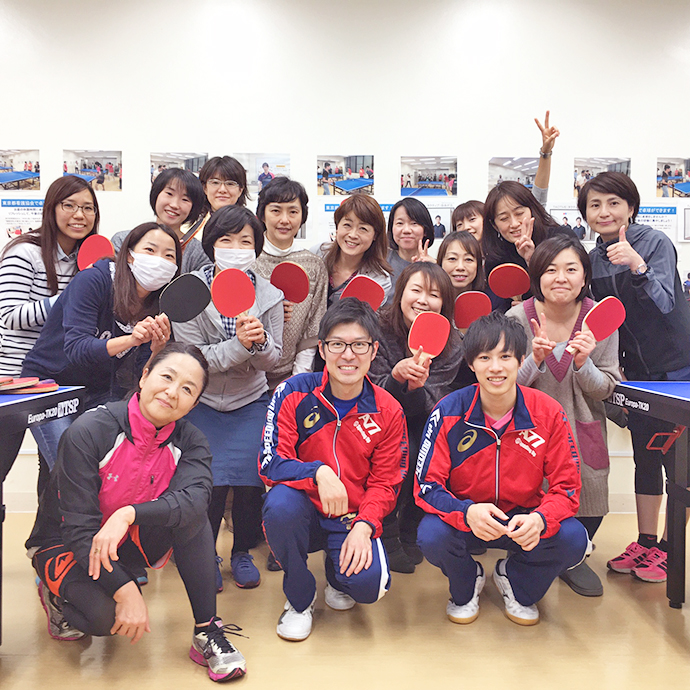 【株式会社　タクティブ】第二回東京都看護協会主催の卓球イベント