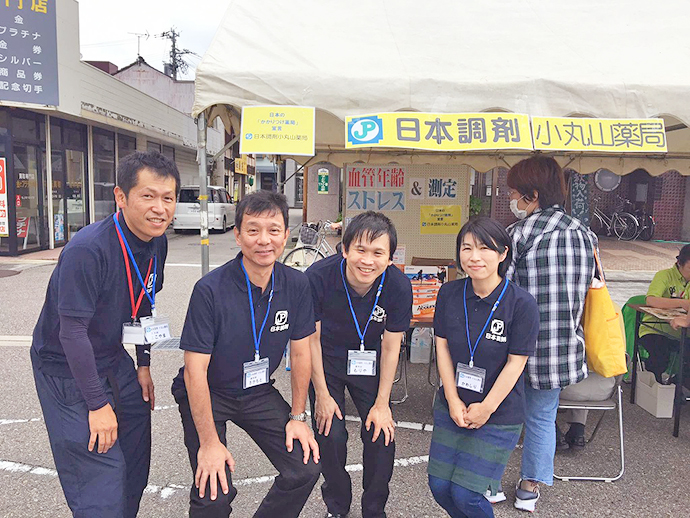 【日本調剤株式会社】日本調剤 小丸山薬局が「七尾市民健康福祉まつり」に参加しました