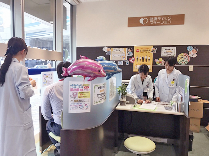【日本調剤株式会社】日本調剤 銀座泰明薬局にて、健康イベントを実施しました
